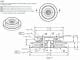 19033 - Pulley - Double Idler, Deluxe Trimmer
