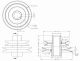 20718 - Pulley - Stacked, Engine to Deck 