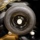 7296K - Tire/Wheel-Slick,4.10x3.5-5, 5/8; Blk