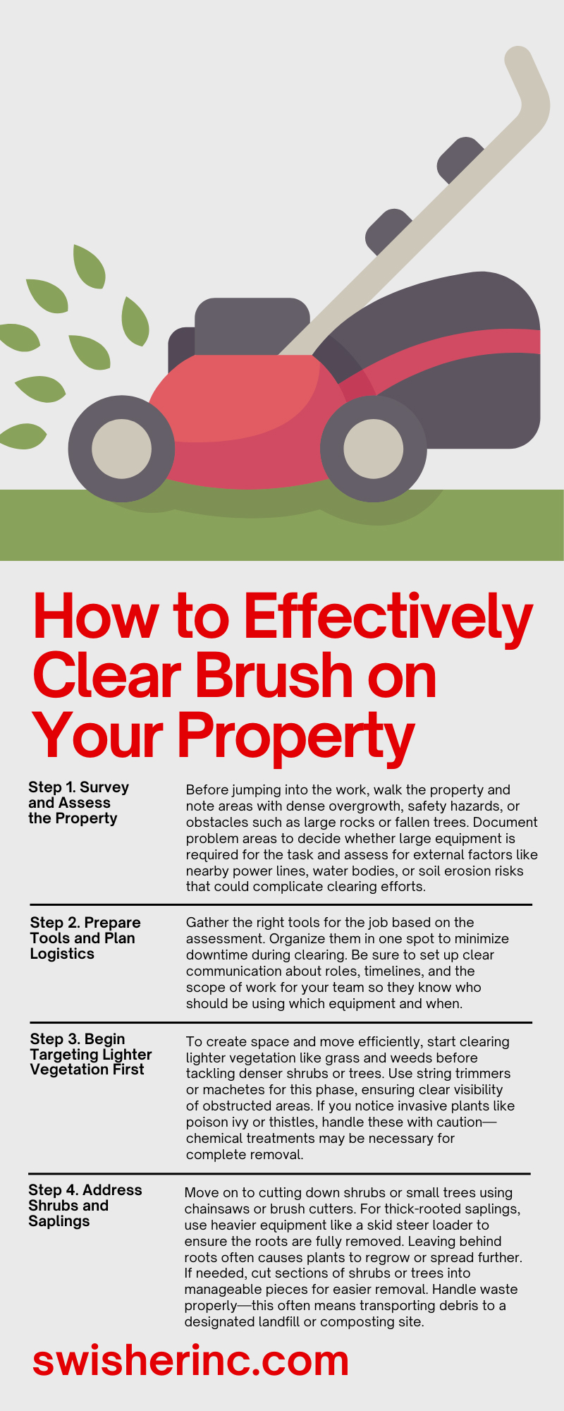 How to Effectively Clear Brush on Your Property