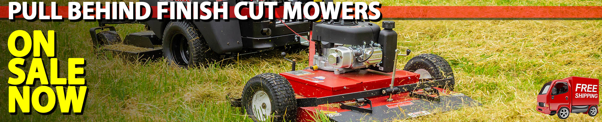 Pull Behind Finish Cut Mowers