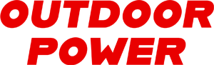 Bold red text displaying 'OUTDOOR POWER' in uppercase letters.